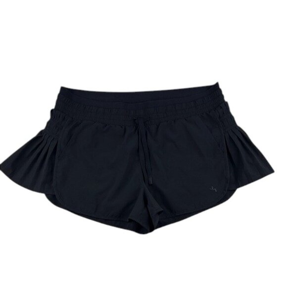 JoyLab Running Shorts Black Lined Ruffle Women's Size XXL - Picture 2 of 7